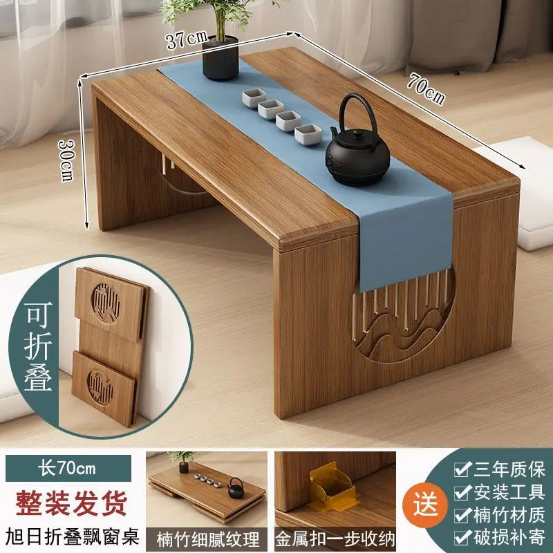 Bamboo Folding Table for Home & Study – view 9, modern home furniture